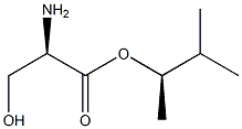 (R)-2-Amino-3-hydroxypropanoic acid (R)-1,2-dimethylpropyl ester 구조식 이미지