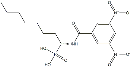 3,5-Dinitro-N-[(1R)-1-phosphonooctyl]benzamide Structure