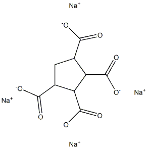 1,2,3,4-Cyclopentanetetracarboxylic acid tetrasodium salt 구조식 이미지