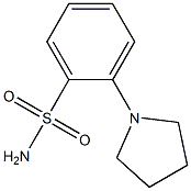 2-(Pyrrolidin-1-yl)benzenesulfonamide Structure