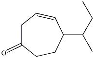 5-sec-Butyl-3-cyclohepten-1-one 구조식 이미지