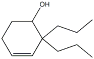 2,2-Dipropyl-3-cyclohexen-1-ol Structure