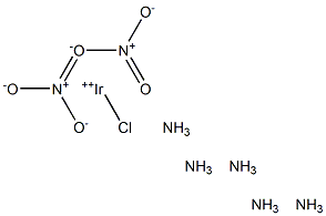 Chloropentammineiridium(III) nitrate 구조식 이미지