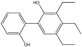 3,4,5-Triethyl-1,1'-biphenyl-2,2'-diol 구조식 이미지