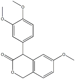 4-(3,4-Dimethoxyphenyl)-6-methoxyisochroman-3-one 구조식 이미지