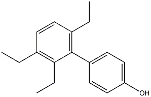 4-(2,3,6-Triethylphenyl)phenol 구조식 이미지