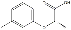 [S,(-)]-2-(m-Tolyloxy)propionic acid 구조식 이미지