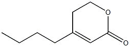 4-Butyl-5,6-dihydro-2H-pyran-2-one Structure