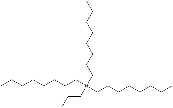 Propyltrioctylaminium Structure