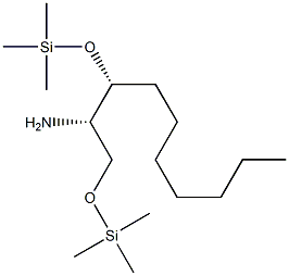 (2S,3R)-1,3-Bis(trimethylsilyloxy)-2-decanamine 구조식 이미지