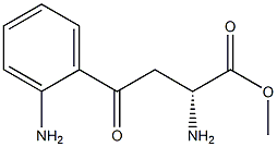 (R)-2-Amino-3-anthraniloylpropanoic acid methyl ester 구조식 이미지