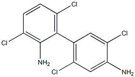 3,3',6,6'-Tetrachloro-2,4'-biphenyldiamine 구조식 이미지