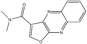 3-(N,N-Dimethylaminocarbonyl)-4,9-diaza-1-oxa-1H-benz[f]indene 구조식 이미지