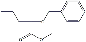 2-Benzyloxy-2-methylvaleric acid methyl ester 구조식 이미지