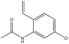 N-(2-Ethenyl-5-chlorophenyl)acetamide Structure