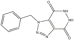 1-Benzyl-5,6-dihydro-1H-1,2,3-triazolo[4,5-d]pyridazine-4,7-dione Structure