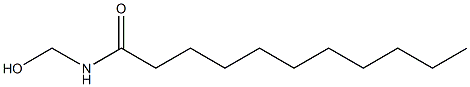 N-Hydroxymethylundecanamide 구조식 이미지