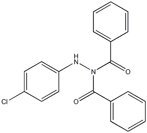 N1-Benzoyl-N2-(4-chlorophenyl)benzhydrazide 구조식 이미지