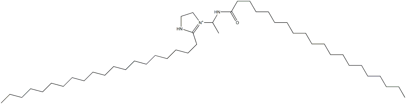 1-[1-(Icosanoylamino)ethyl]-2-icosyl-1-imidazoline-1-ium Structure