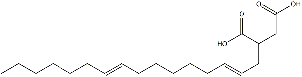 (2,9-Hexadecadienyl)succinic acid Structure