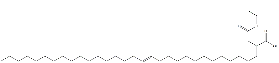 2-(13-Triacontenyl)succinic acid 1-hydrogen 4-propyl ester Structure