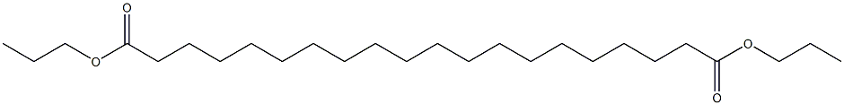 Icosanedioic acid dipropyl ester 구조식 이미지