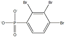 2,3,4-Tribromophenylphosphonate Structure
