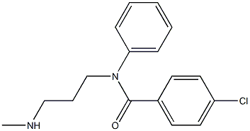 4-Chloro-N-phenyl-N-[3-(methylamino)propyl]benzamide 구조식 이미지