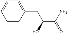 [S,(-)]-2-Hydroxy-3-phenylpropionamide 구조식 이미지