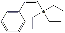 (Z)-1-Phenyl-2-(triethylsilyl)ethene 구조식 이미지