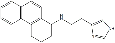 4-[2-[[(1,2,3,4-Tetrahydrophenanthren)-1-yl]amino]ethyl]-1H-imidazole 구조식 이미지