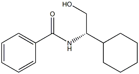 (-)-N-[(S)-1-Cyclohexyl-2-hydroxyethyl]benzamide 구조식 이미지