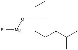 1-Ethyl-1,5-dimethylhexyloxymagnesium bromide 구조식 이미지