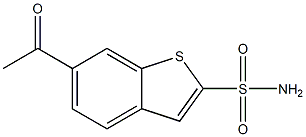 6-Acetylbenzo[b]thiophene-2-sulfonamide Structure