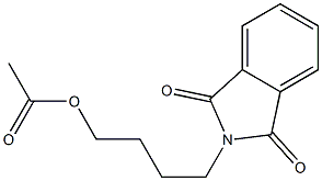 N-(4-Acetoxybutyl)phthalimide 구조식 이미지