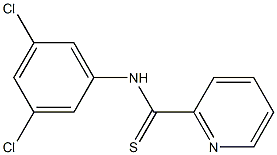 N-[3,5-Dichlorophenyl]pyridine-2-carbothioamide 구조식 이미지