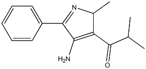 1-(4-Amino-2-methyl-5-phenyl-2H-pyrrol-3-yl)-2-methyl-1-propanone Structure