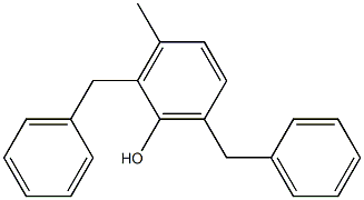 2,6-Dibenzyl-3-methylphenol 구조식 이미지