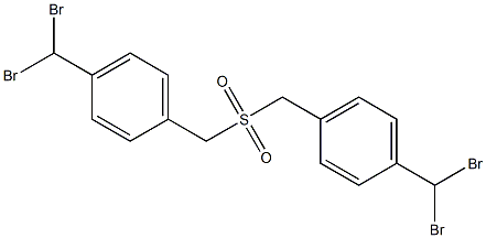 p-Dibromomethylphenyl(methyl) sulfone 구조식 이미지