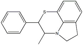 2-Phenyl-3-methyl-2,3,5,6-tetrahydropyrrolo[1,2,3-de]-1,4-benzothiazine 구조식 이미지