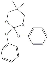 5,5-Dimethyl-2,2-diphenoxy-1,3-dioxane Structure