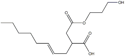3-(2-Octenyl)succinic acid hydrogen 1-(3-hydroxypropyl) ester Structure