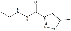N'-Ethyl-5-methyl-3-isoxazolecarbohydrazide 구조식 이미지