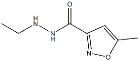 N'-Ethyl-5-methyl-3-isoxazolecarbohydrazide Structure