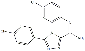 4-Amino-8-chloro-1-(4-chlorophenyl)[1,2,4]triazolo[4,3-a]quinoxaline Structure