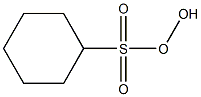 Cyclohexanesulfonoperoxoic acid 구조식 이미지