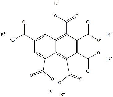 1,2,3,4,5,7-Naphthalenehexacarboxylic acid hexapotassium salt 구조식 이미지