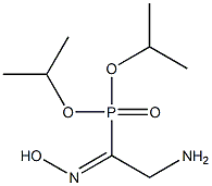 2-Amino-1-hydroxyiminoethylphosphonic acid diisopropyl ester 구조식 이미지