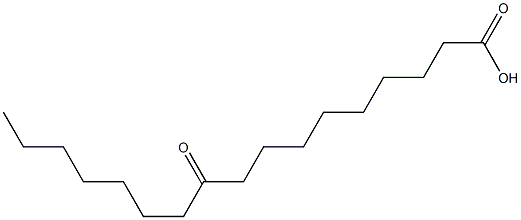 10-Oxoheptadecanoic acid 구조식 이미지