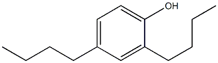 2,4-Dibutylphenol 구조식 이미지